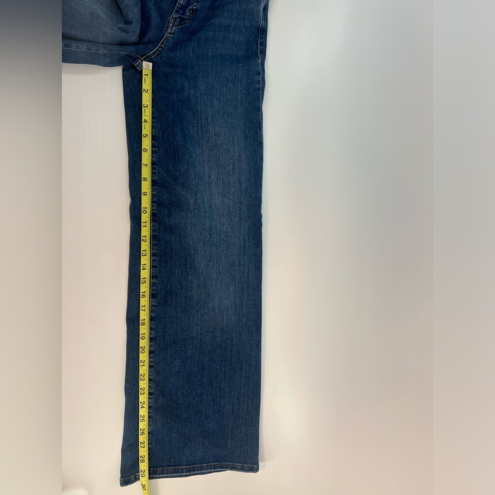 Frame Denim Le Slim Palazzo High Rise Wide Leg Dark Wash Jeans in Skywalk 25 - Picture 10 of 15